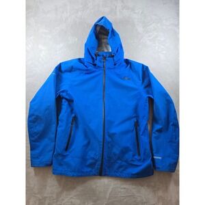 DLX Membrane Waterproof Jacket Mens Blue XXL 10000 Hooded Rain Coat *Read